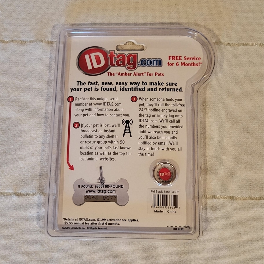 ❤️🐕  Host Pick 🐕❤️ IDtag.com Medium Dog Tag - Picture 3 of 6